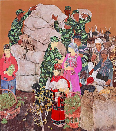 笔绘强军路 共书英雄谱