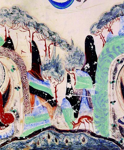 山水无声壁上观——敦煌早期壁画中的配景山水 山水无声壁上观——敦煌早期壁画中的配景山水