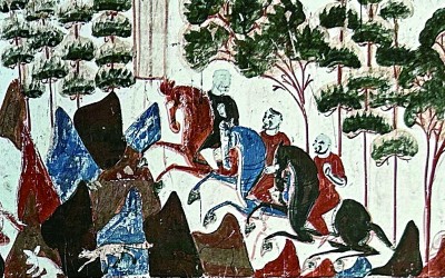 山水无声壁上观——敦煌早期壁画中的配景山水 山水无声壁上观——敦煌早期壁画中的配景山水