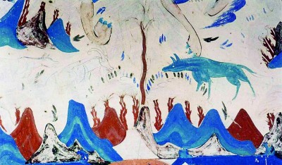 山水无声壁上观——敦煌早期壁画中的配景山水 山水无声壁上观——敦煌早期壁画中的配景山水