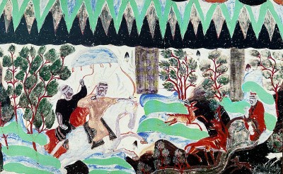 山水无声壁上观——敦煌早期壁画中的配景山水 山水无声壁上观——敦煌早期壁画中的配景山水