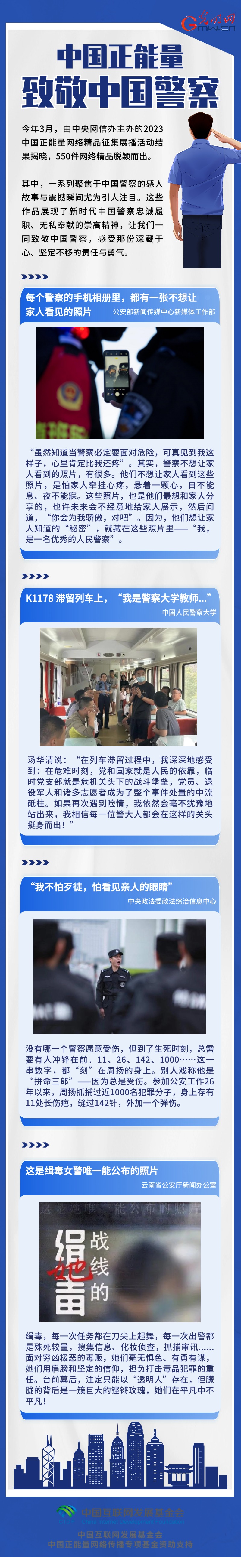 【长图】中国正能量:致敬中国警察 【长图】中国正能量:致敬中国警察