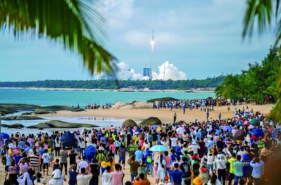 在航天小镇追火箭