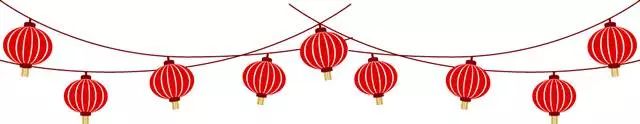 古典中国风灯笼分割线