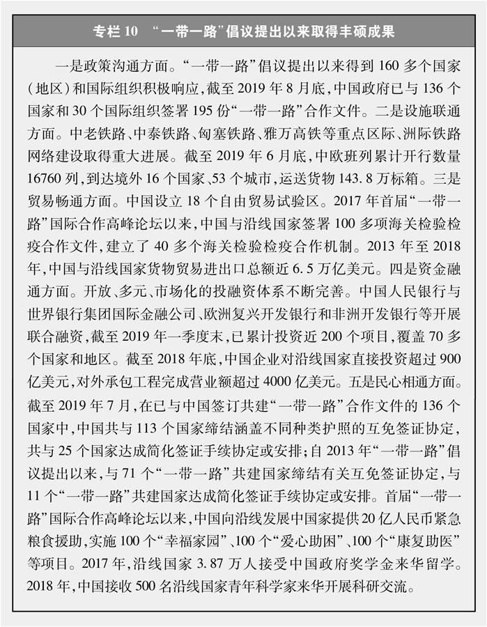 ï¼å¾è¡¨ï¼[æ°æ¶ä»£çä¸­å½ä¸ä¸çç½ç®ä¹¦]ä¸æ&nbsp;10 âä¸å¸¦ä¸è·¯âå¡è®®æåºä»¥æ¥åå¾ä¸°ç¡ææ
