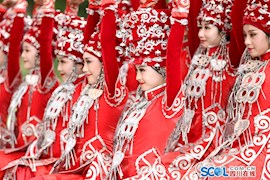 惊艳“川妹子”北京“舞”动世园会