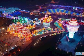 一大波美图来袭！第二十六届自贡国际恐龙灯会开幕