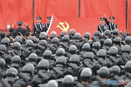 成都公安“忠诚卫士2020”实战演练献礼党的生日